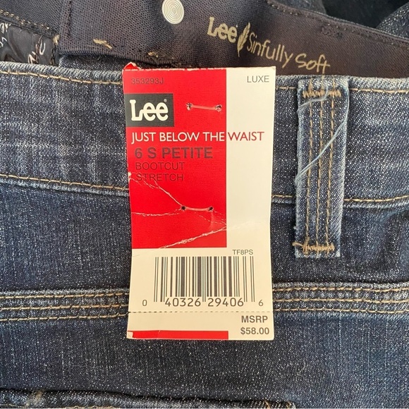 Lee Comfort Fit Sinfully Soft Barely Bootcut Jeans - Picture 7 of 8